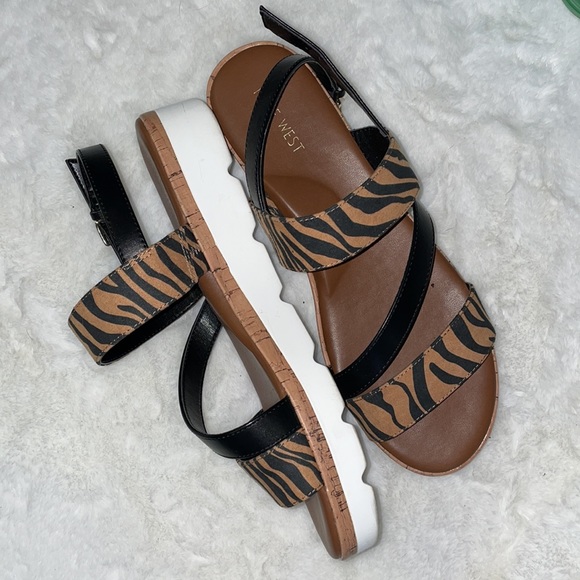 Nine West Animal Print Sandal - Picture 2 of 3